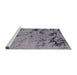 Sideview of Machine Washable Industrial Modern Viola Purple Rug, wshurb1444