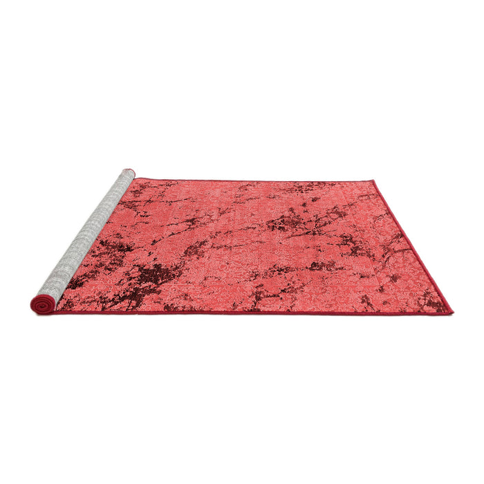 Industrial Red Washable Rugs