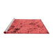 Industrial Red Washable Rugs