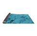 Sideview of Oriental Light Blue Industrial Rug, urb1444lblu