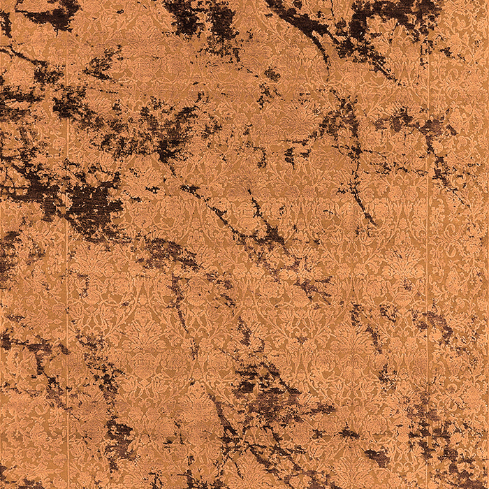 Machine Washable Oriental Orange Industrial Area Rugs, wshurb1444org