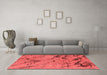 Industrial Red Washable Rugs