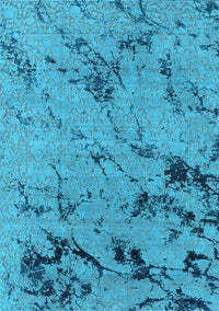 Oriental Light Blue Industrial Rug, urb1444lblu