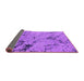 Sideview of Oriental Purple Industrial Rug, urb1444pur