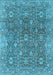 Oriental Light Blue Industrial Rug, urb1445lblu