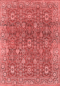 Oriental Red Industrial Rug, urb1445red