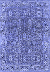 Oriental Blue Industrial Rug, urb1445blu