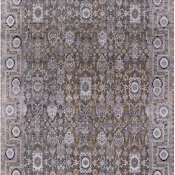 Machine Washable Industrial Modern Silver Pink Rug, wshurb1445