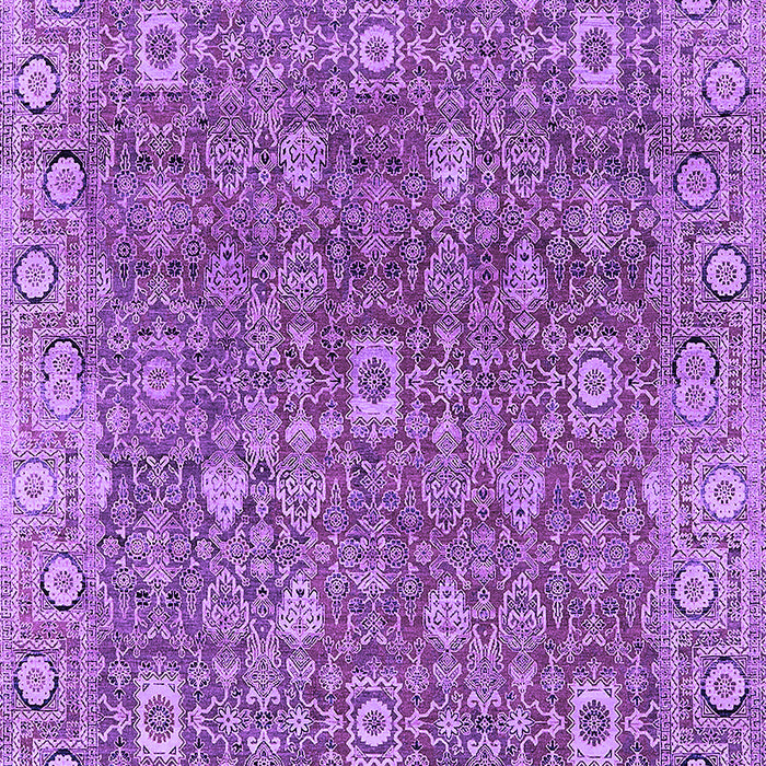 Machine Washable Oriental Purple Industrial Area Rugs, wshurb1445pur