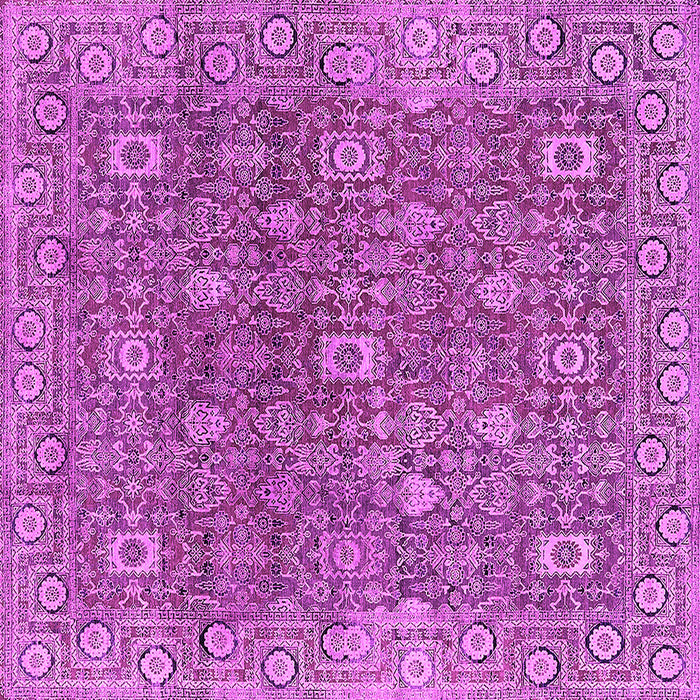 Square Oriental Pink Industrial Rug, urb1445pnk