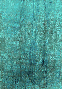 Oriental Turquoise Industrial Rug, urb1446turq