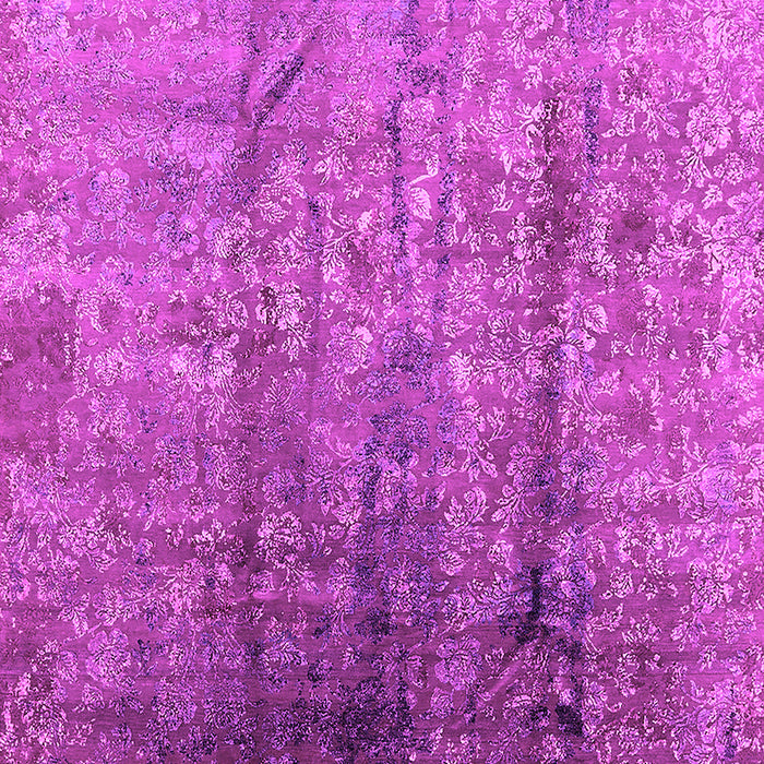 Machine Washable Oriental Pink Industrial Rug, wshurb1446pnk