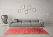 Industrial Red Washable Rugs