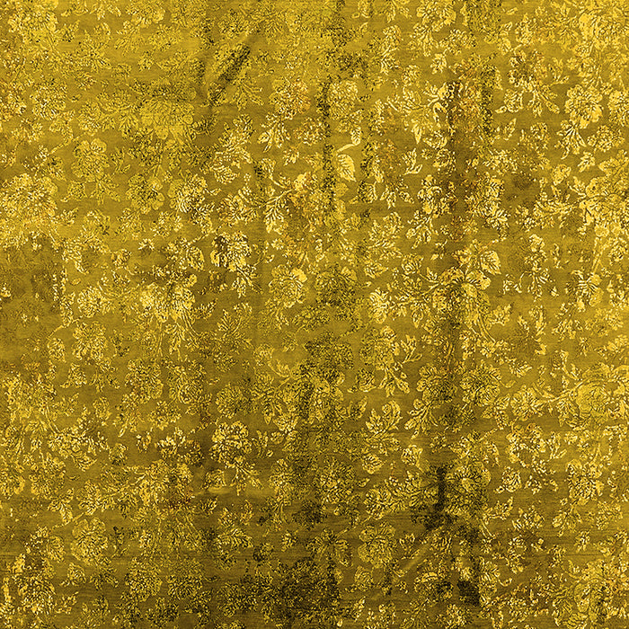 Oriental Yellow Industrial Rug, urb1446yw