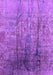 Machine Washable Oriental Purple Industrial Area Rugs, wshurb1446pur