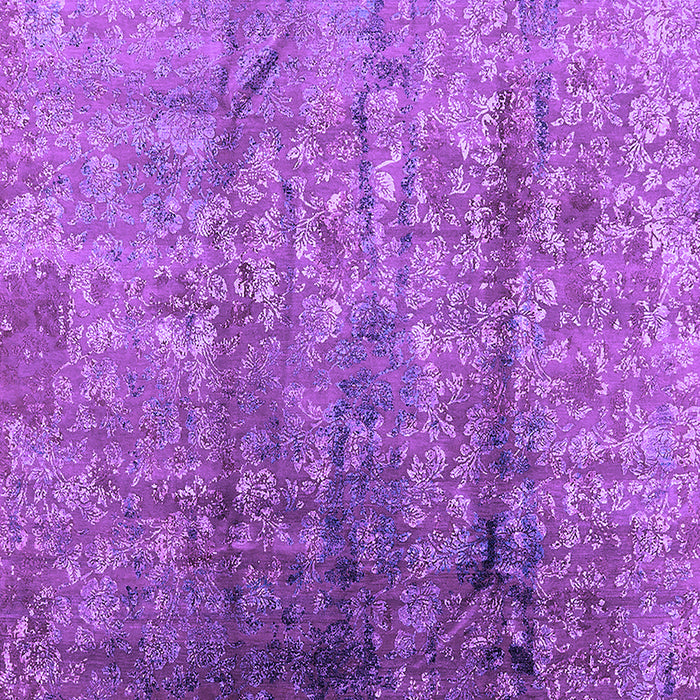 Machine Washable Oriental Purple Industrial Area Rugs, wshurb1446pur