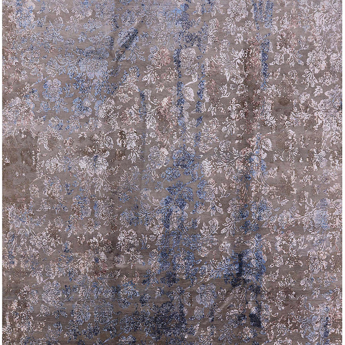 Mid-Century Modern Purple Oriental Rug, urb1446