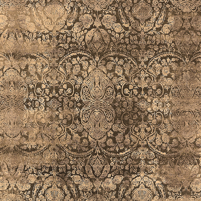 Oriental Brown Industrial Rug, urb1447brn