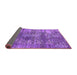 Sideview of Oriental Purple Industrial Rug, urb1447pur