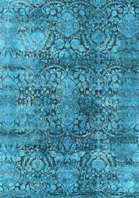 Oriental Light Blue Industrial Rug, urb1447lblu