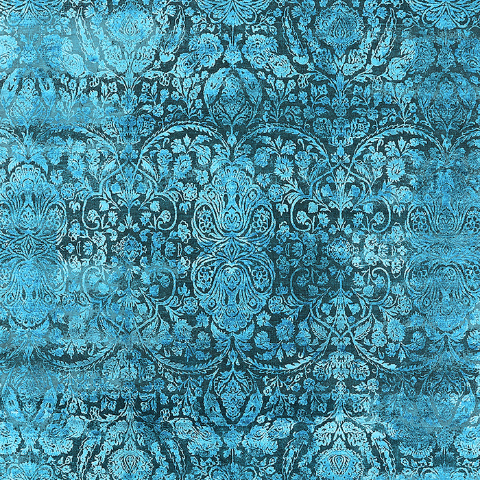 Oriental Light Blue Industrial Rug, urb1447lblu