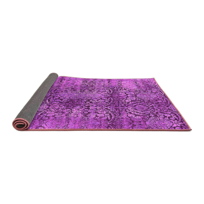 Sideview of Oriental Pink Industrial Rug, urb1447pnk
