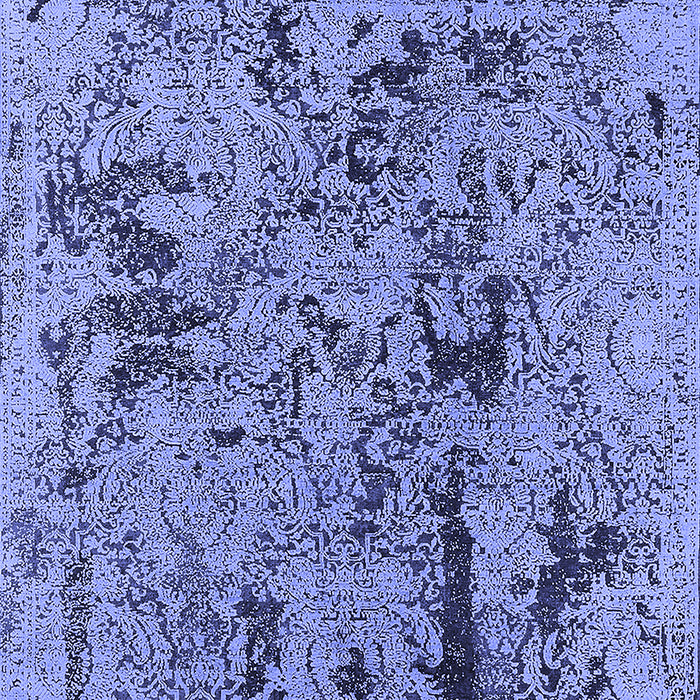 Oriental Blue Industrial Rug, urb1448blu