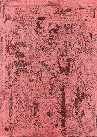 Oriental Red Industrial Rug, urb1448red