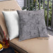 Front View of Mid-Century Modern Urban Square Gray Throw Pillow, 18 inch by 18 inch, pwurb1448