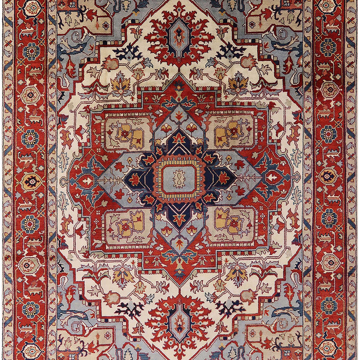 Machine Washable Industrial Modern Saffron Red Rug, wshurb1449