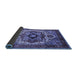 Sideview of Oriental Blue Industrial Rug, urb1449blu