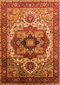 Oriental Orange Industrial Rug, urb1449org