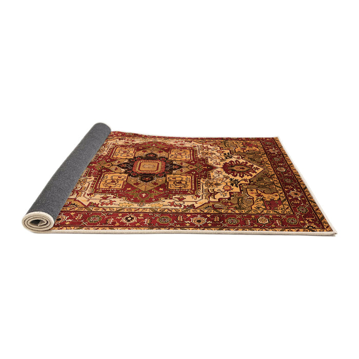 Sideview of Oriental Orange Industrial Rug, urb1450org