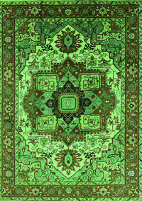 Oriental Green Industrial Rug, urb1450grn