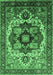 Oriental Emerald Green Industrial Rug, urb1450emgrn