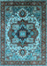 Oriental Light Blue Industrial Rug, urb1450lblu