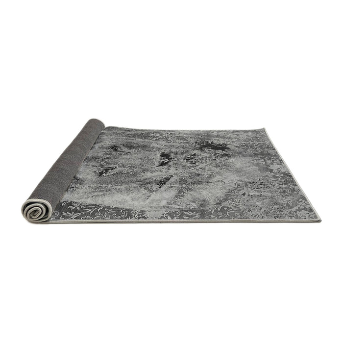 Sideview of Oriental Gray Industrial Rug, urb1451gry