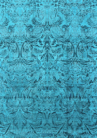 Oriental Light Blue Industrial Rug, urb1452lblu