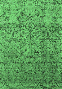 Oriental Emerald Green Industrial Rug, urb1452emgrn