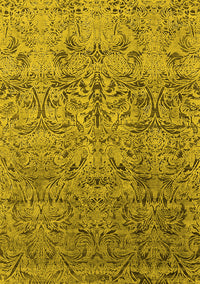 Oriental Yellow Industrial Rug, urb1452yw