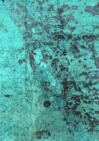 Oriental Turquoise Industrial Rug, urb1453turq