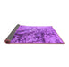 Sideview of Oriental Purple Industrial Rug, urb1453pur