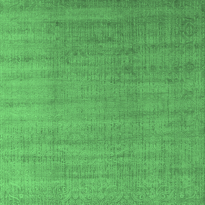 Oriental Emerald Green Industrial Rug, urb1454emgrn