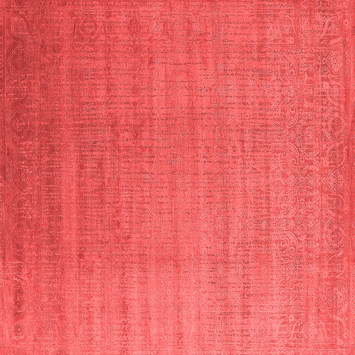 Machine Washable Oriental Red Industrial Rug, wshurb1454red