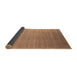 Sideview of Oriental Brown Industrial Rug, urb1454brn