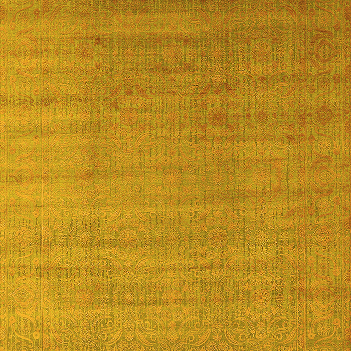 Oriental Yellow Industrial Rug, urb1454yw