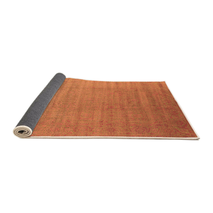 Sideview of Oriental Orange Industrial Rug, urb1454org