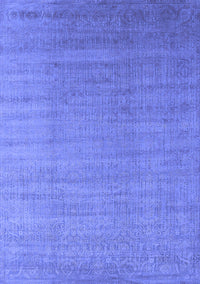 Oriental Blue Industrial Rug, urb1454blu