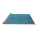 Sideview of Machine Washable Oriental Light Blue Industrial Rug, wshurb1454lblu