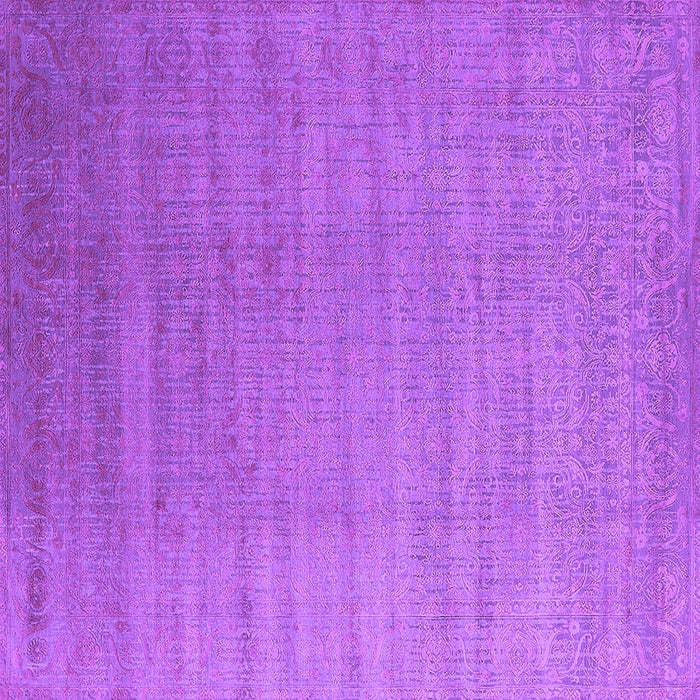 Square Oriental Purple Industrial Rug, urb1454pur